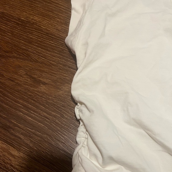 Madewell White Muscle Tee with Crew Neck and Cut Out Features - Picture 7 of 8